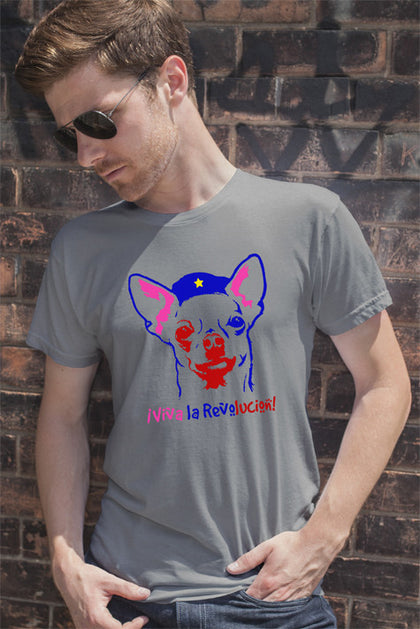 FunkyShirty Chihuahua Revolution (Men)  Creative Design - FunkyShirty