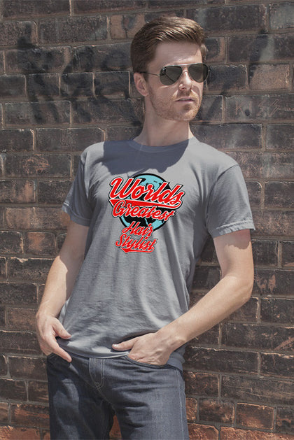 FunkyShirty Worlds Greatest Hair Stylist (Men)  Creative Design - FunkyShirty