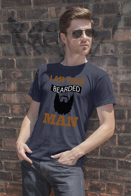 FunkyShirty I Am Your Bearded Man  Creative Design - FunkyShirty