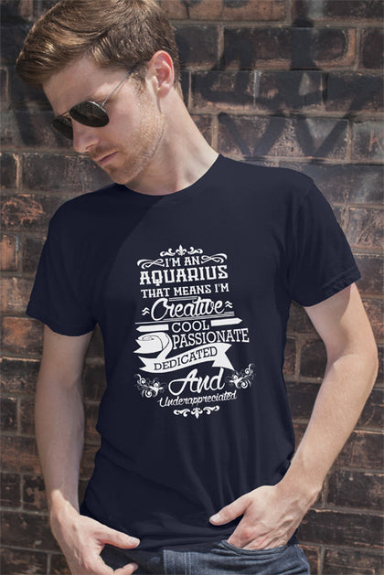 FunkyShirty Aquarius (Men)  Creative Design - FunkyShirty