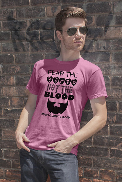 FunkyShirty Fear The Beard Not The Blood  Creative Design - FunkyShirty