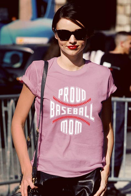 FunkyShirty Proud Baseball Mom  Creative Design - FunkyShirty