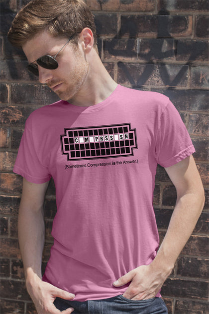 FunkyShirty Sometimes Compression is the Answer (Men)  Creative Design - FunkyShirty