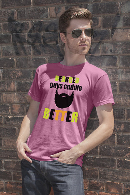 FunkyShirty Bearded Guys Cuddle Better  Creative Design - FunkyShirty