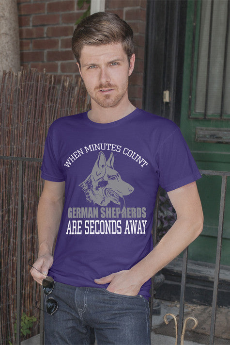 When Minutes Count German Shepherd are Seconds Away (Men)