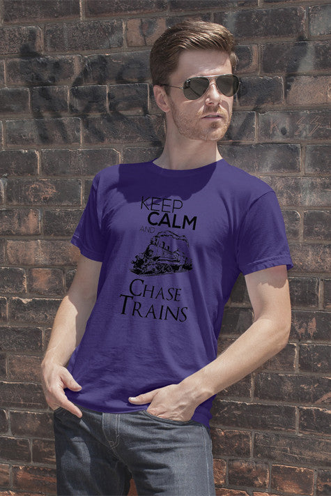 Keep Calm and Chase Trains (Men)