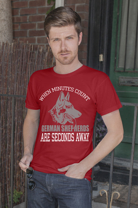 When Minutes Count German Shepherd are Seconds Away (Men)