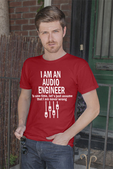 I am an Audio Englineer (Men)