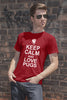 Keep Calm and Love Pugs (Men)