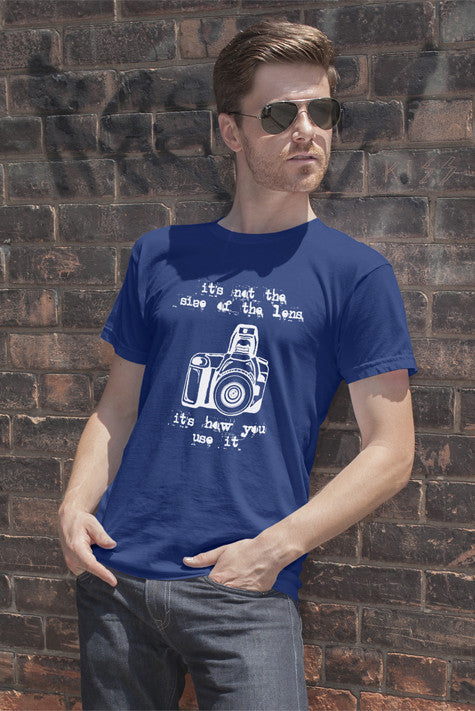 Its not  the sieze of the lens It's how you use it (Men)