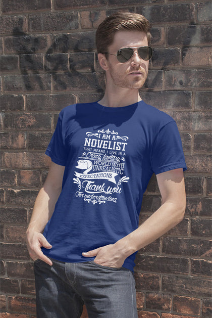 FunkyShirty Novelist (Men)  Creative Design - FunkyShirty