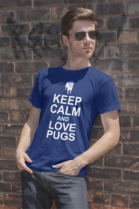 Keep Calm and Love Pugs (Men)