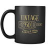 Vintage 1950 - Black Mug