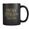 Vintage 1950 - Black Mug