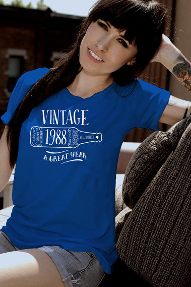 FunkyShirty Vintage 1988 (Womens)  Vintage 1980s - FunkyShirty