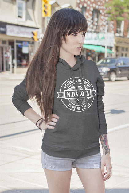 FunkyShirty North Dakota is my True Home (WOMEN)  Creative Design - FunkyShirty