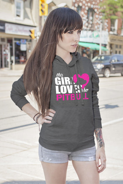 FunkyShirty This girl Loves her Pitbull  Creative Design - FunkyShirty