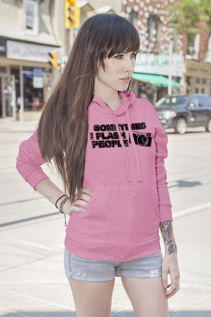FunkyShirty Sometimes I Flash People (Women)  Creative Design - FunkyShirty