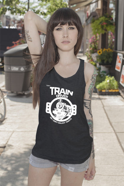 FunkyShirty Train Driver no i Don't Collect Tickets (Women)  Creative Design - FunkyShirty