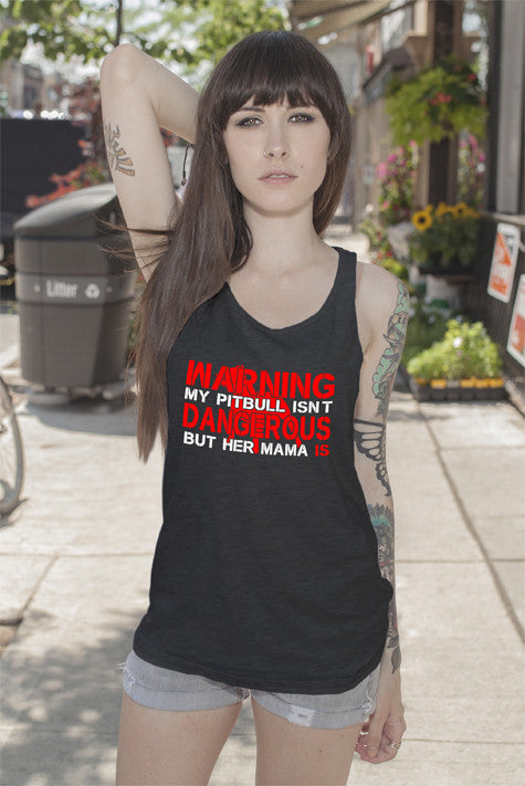 Warning my pitbull isnt Dangerous but her mama is (Women)