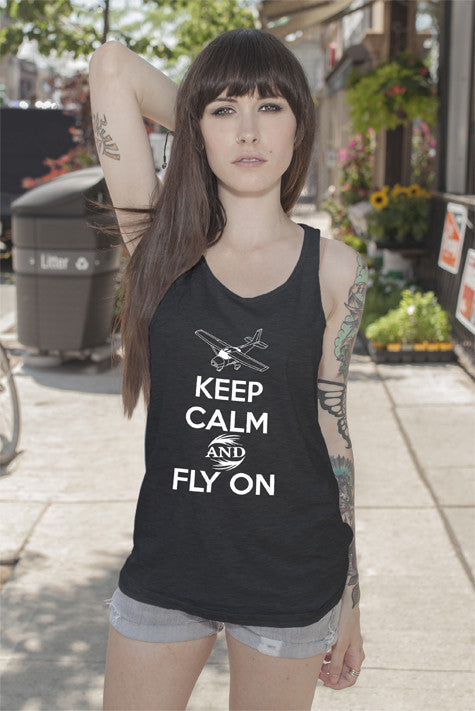 Keep Calm and Fly On (Women)