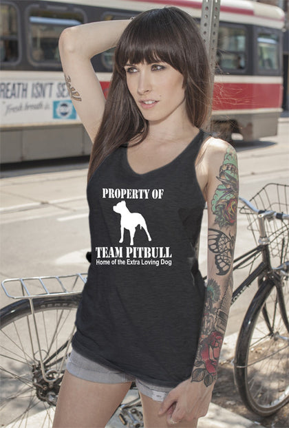 FunkyShirty Property of Team Pitbull (Women)  Creative Design - FunkyShirty