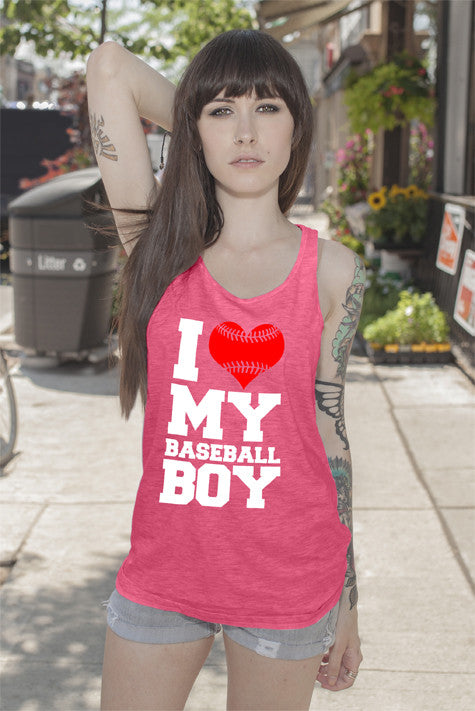 I Love my Baseball Boy (Women)
