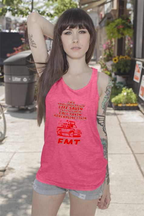 Im a Ambulance Drivin Life Savin Patient Cavin Call Taken Adrenaline Kivin EMT (Women)