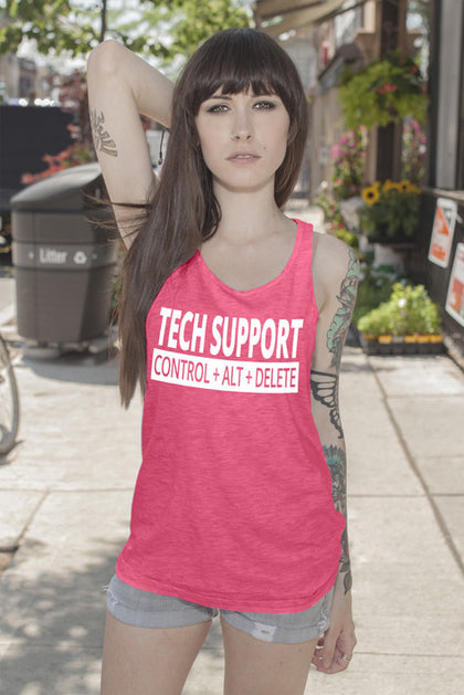 FunkyShirty Tech Support (Women)  Creative Design - FunkyShirty