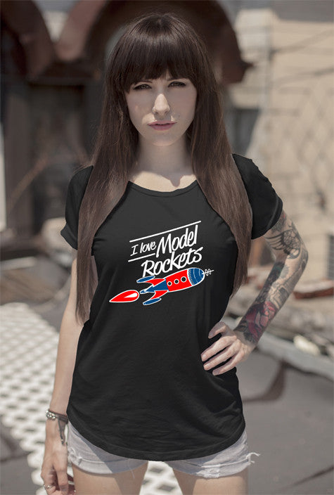 I Love Model Rockets (Women)