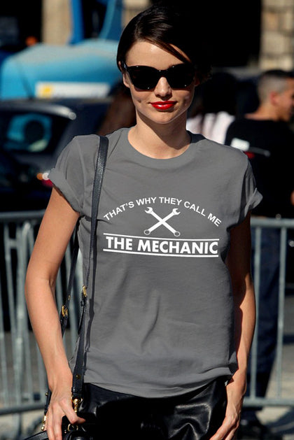 FunkyShirty That's Why They Call me The Mechanic (Women)  Creative Design - FunkyShirty
