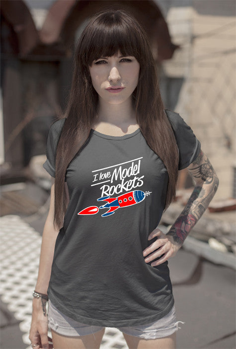 I Love Model Rockets (Women)