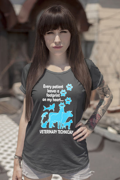 FunkyShirty Veterinary Technician (Women)  Creative Design - FunkyShirty
