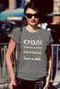 Cyclist only Because Mountain Climbing Off Roading Car Dodging Bike Hero Isnt a Title (Women)
