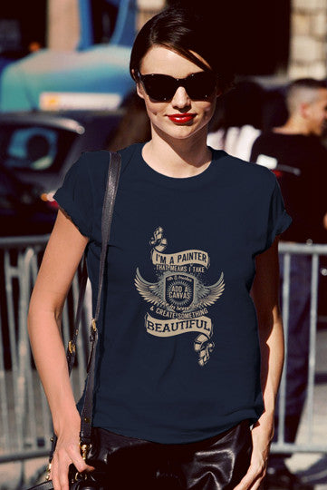 FunkyShirty Painter (Women)  Creative Design - FunkyShirty