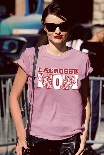 FunkyShirty Lacrosse MOm  Creative Design - FunkyShirty