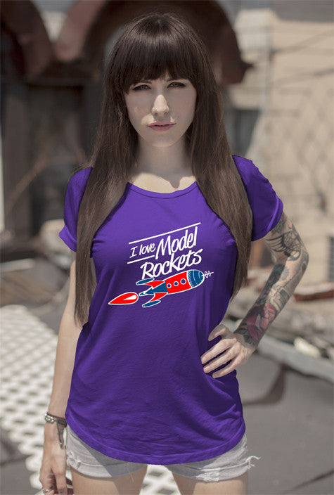 I Love Model Rockets (Women)