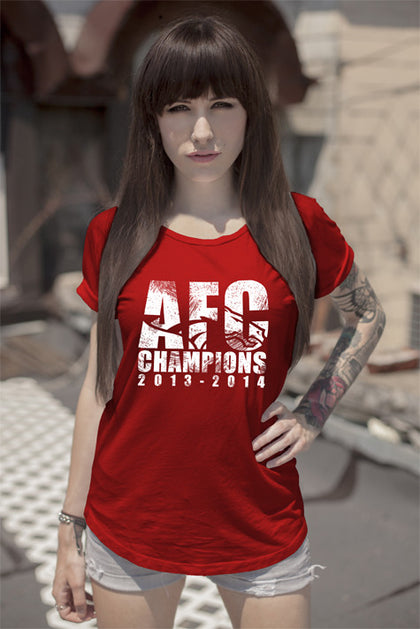 FunkyShirty AFC Champion 2013-2014 (Women)  Creative Design - FunkyShirty