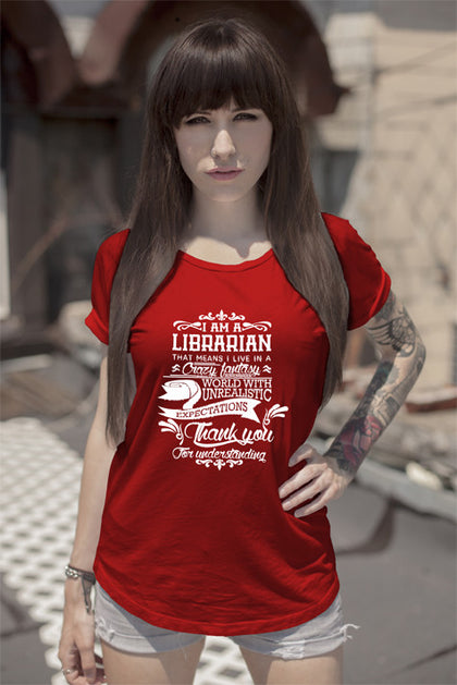 FunkyShirty LIbrarian (Women)  Creative Design - FunkyShirty
