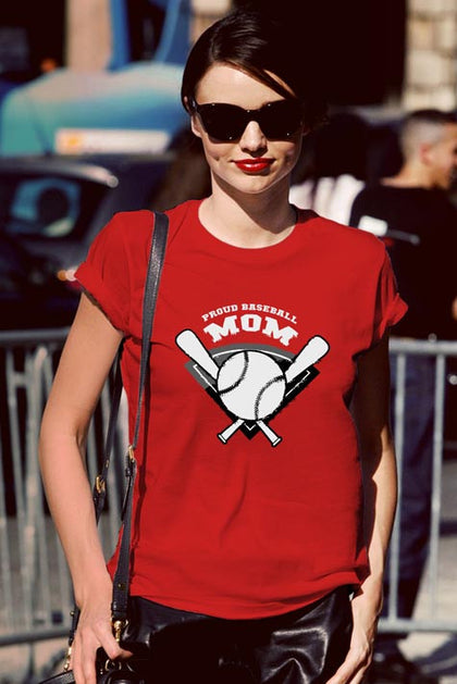 FunkyShirty Proud Baseball Mom 4  Creative Design - FunkyShirty