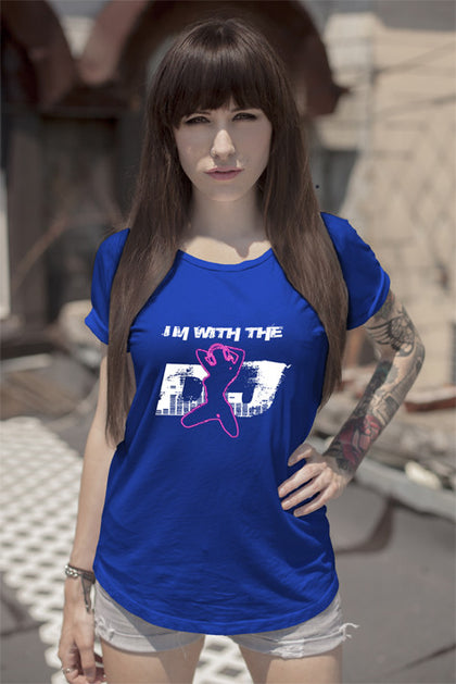 FunkyShirty Im With the DJ  Creative Design - FunkyShirty