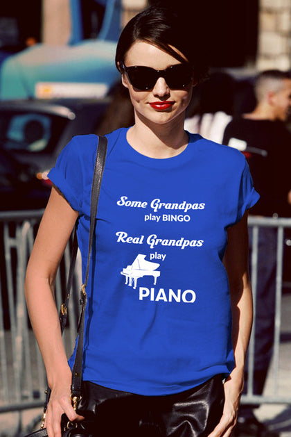 FunkyShirty Some Grandpas Play Bingo Real Grandpas Play Bingo (Women)  Creative Design - FunkyShirty