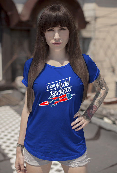 I Love Model Rockets (Women)