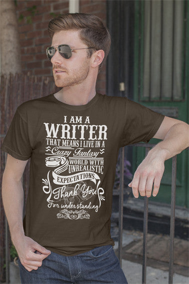 FunkyShirty I Am A Writer (Men)  Creative Design - FunkyShirty