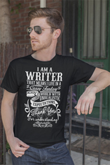 FunkyShirty I Am A Writer (Men)  Creative Design - FunkyShirty