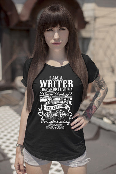 FunkyShirty I Am A Writer (Women)  Creative Design - FunkyShirty