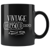 Vintage 1950 - Black Mug