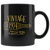 Vintage 1974 - Black Mug
