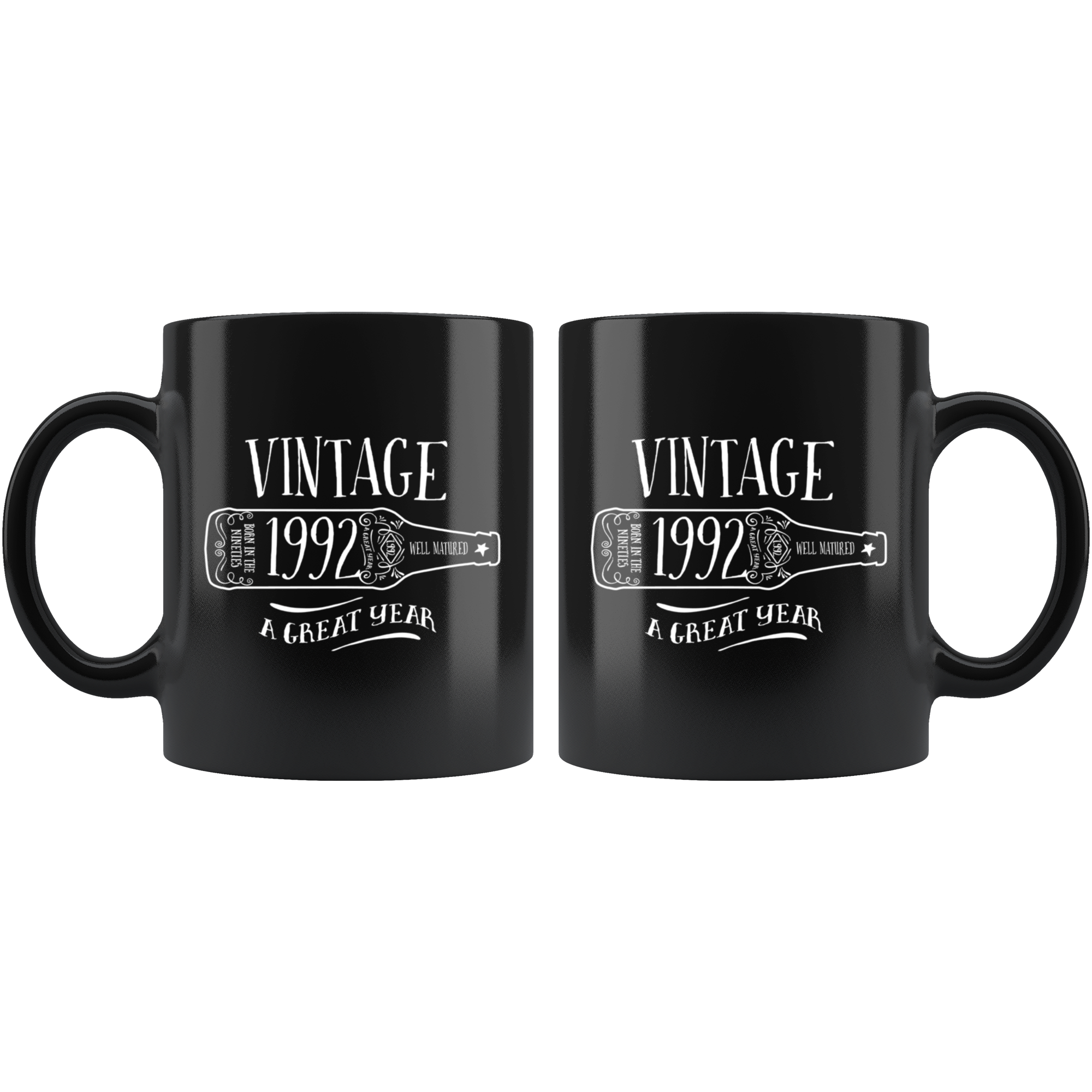 Vintage 1992 - Black Mug