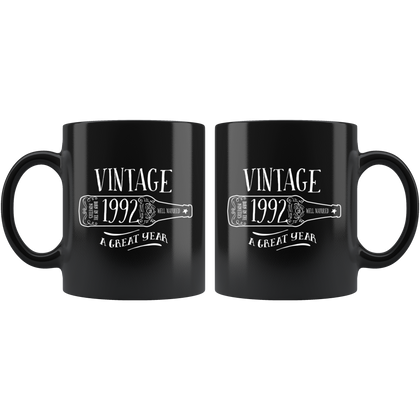 Vintage 1992 - Black Mug
